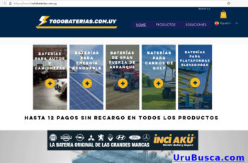 TodoBaterias.com.uy, representantes Trojan y Newmax en Uruguay