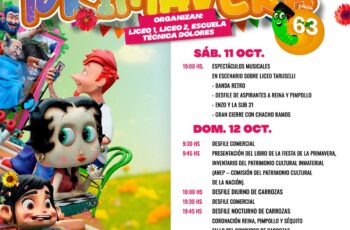 11 y 12 de octubre venite a la 63ed Fiesta Nacional de la primavera de Dolores